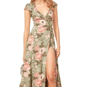 🍒NWT🍒 REFORMATION MIDI WRAP DRESS